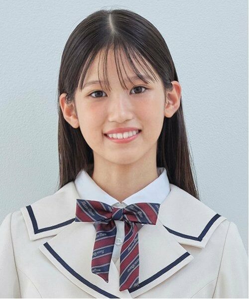 mezzo piano junior / メゾピアノジュニア ネクタイ | レジメンタル柄リボンタイ | 詳細2