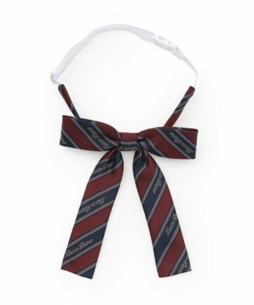 mezzo piano junior / メゾピアノジュニア ネクタイ | レジメンタル柄リボンタイ | 詳細6
