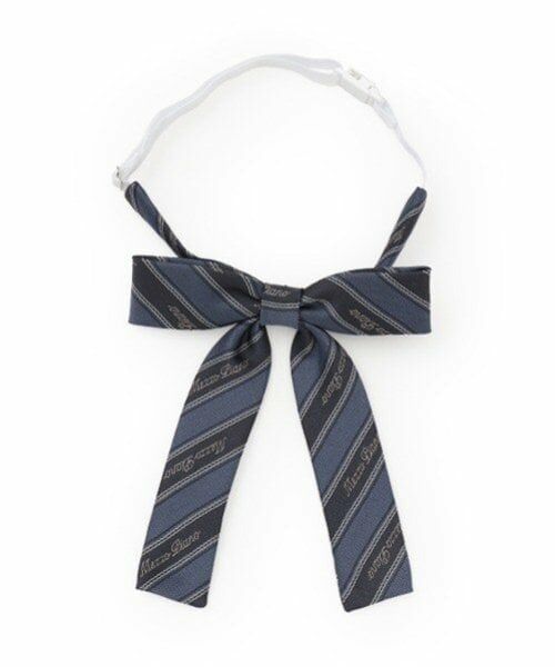 mezzo piano junior / メゾピアノジュニア ネクタイ | レジメンタル柄リボンタイ | 詳細7