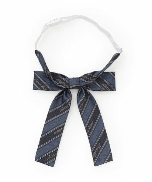 mezzo piano junior / メゾピアノジュニア ネクタイ | レジメンタル柄リボンタイ | 詳細8