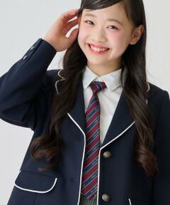 mezzo piano junior / メゾピアノジュニア ネクタイ | レジメンタル柄ネクタイ