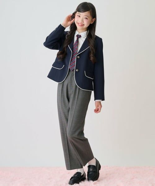 mezzo piano junior / メゾピアノジュニア ネクタイ | レジメンタル柄ネクタイ | 詳細10