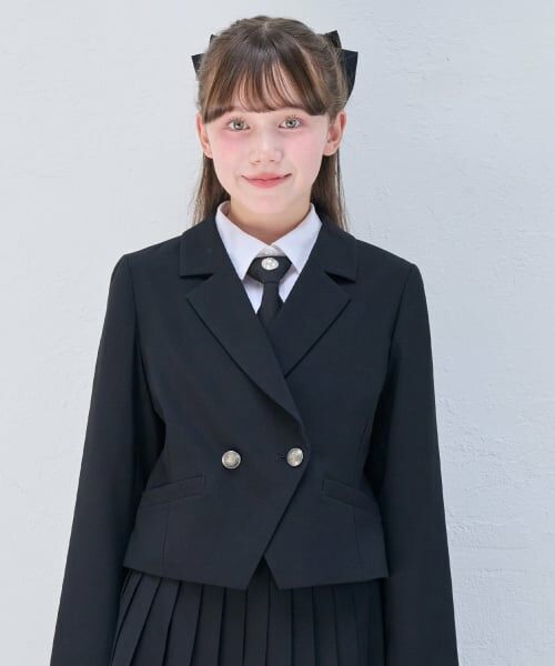 mezzo piano junior / メゾピアノジュニア ネクタイ | ロゴパールつきネクタイ | 詳細11
