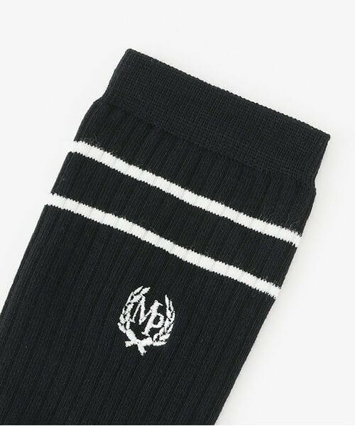 mezzo piano junior / メゾピアノジュニア ソックス | ラインハイソックス | 詳細1