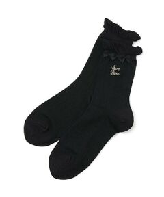 mezzo piano junior / メゾピアノジュニア ソックス | フリルリボンソックス