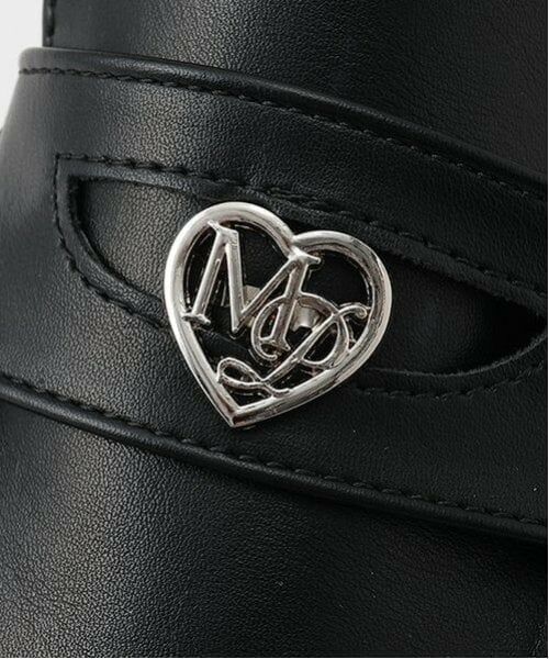 mezzo piano junior / メゾピアノジュニア ビジネス・ドレスシューズ | ハートプレートローファー | 詳細3