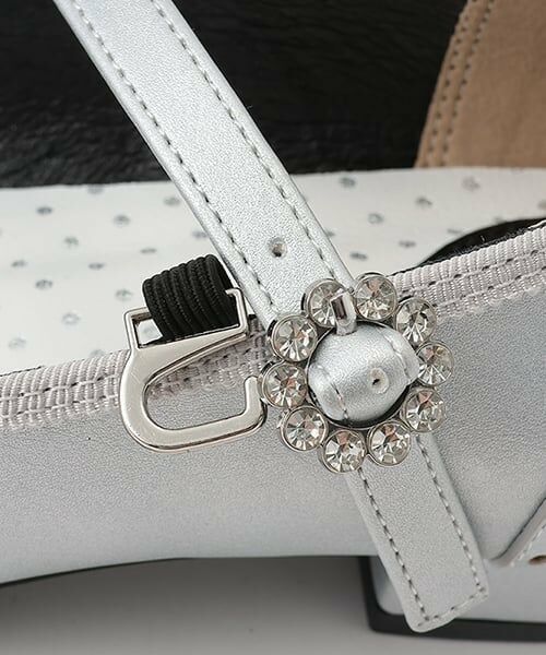 mezzo piano junior / メゾピアノジュニア パンプス | ビジューバックルストラップシューズ | 詳細4