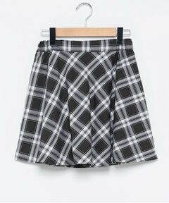 mezzo piano junior / メゾピアノジュニア ショート・ハーフ・半端丈パンツ | チェックフレアースカパン