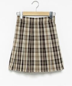 mezzo piano junior / メゾピアノジュニア ショート・ハーフ・半端丈パンツ | チェックプリーツスカパン