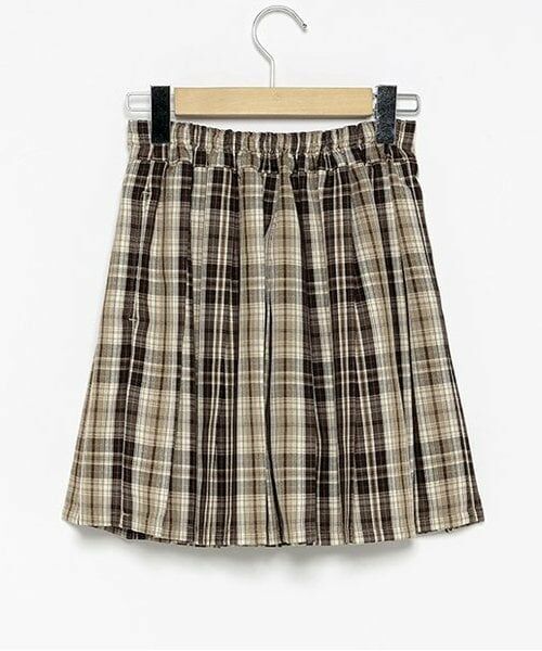 mezzo piano junior / メゾピアノジュニア ショート・ハーフ・半端丈パンツ | チェックプリーツスカパン | 詳細1