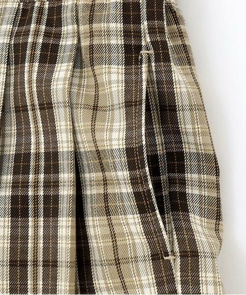 mezzo piano junior / メゾピアノジュニア ショート・ハーフ・半端丈パンツ | チェックプリーツスカパン | 詳細3