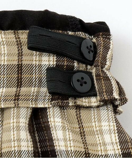 mezzo piano junior / メゾピアノジュニア ショート・ハーフ・半端丈パンツ | チェックプリーツスカパン | 詳細4