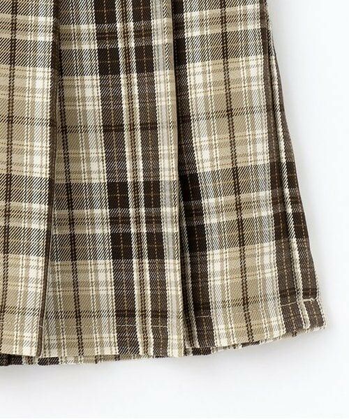 mezzo piano junior / メゾピアノジュニア ショート・ハーフ・半端丈パンツ | チェックプリーツスカパン | 詳細5