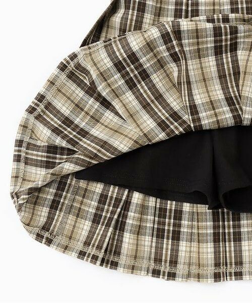 mezzo piano junior / メゾピアノジュニア ショート・ハーフ・半端丈パンツ | チェックプリーツスカパン | 詳細6