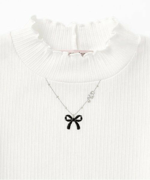 mezzo piano junior / メゾピアノジュニア Tシャツ | プチハイ長袖Tシャツ | 詳細2