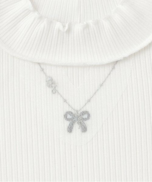 mezzo piano junior / メゾピアノジュニア Tシャツ | プチハイ長袖Tシャツ | 詳細3