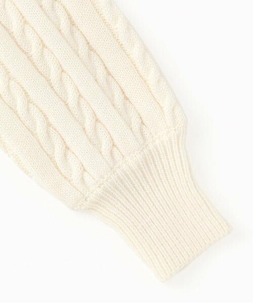 mezzo piano junior / メゾピアノジュニア ニット・セーター | ケーブルニットプルオーバー | 詳細4