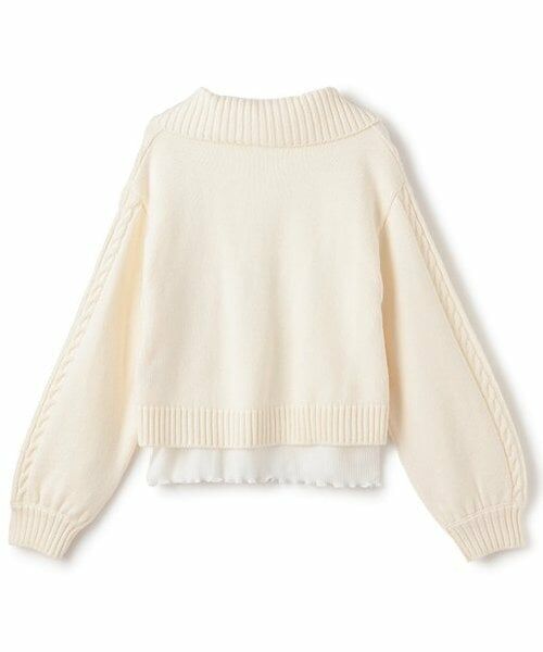 mezzo piano junior / メゾピアノジュニア ニット・セーター | 【福袋B】ハーフジップニット＆テレコ長袖Tシャツセット | 詳細1