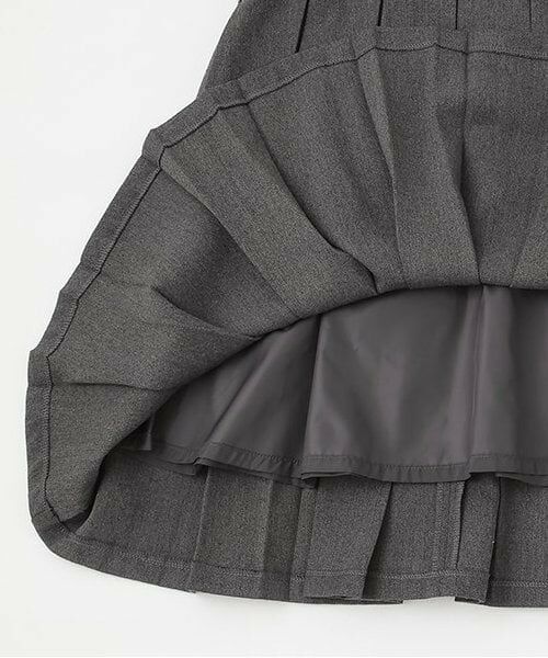 mezzo piano junior / メゾピアノジュニア ミニ丈・ひざ丈ワンピース | Vネックジャンパースカート | 詳細7