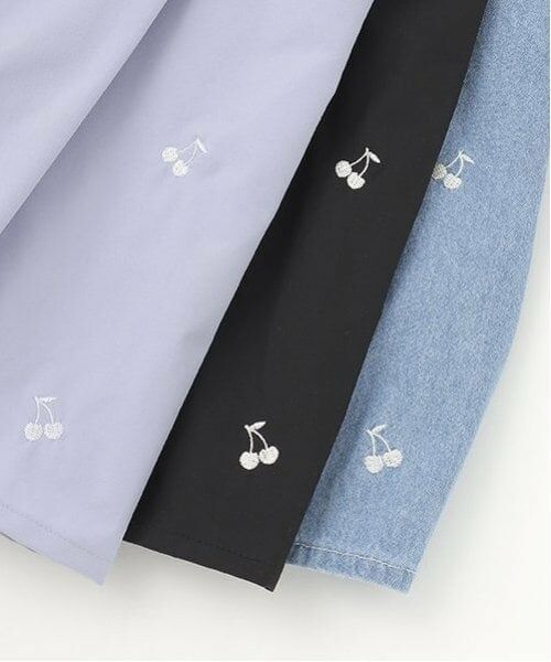 mezzo piano junior / メゾピアノジュニア ショート・ハーフ・半端丈パンツ | 【機能素材】チェリー刺しゅうキュロット | 詳細12