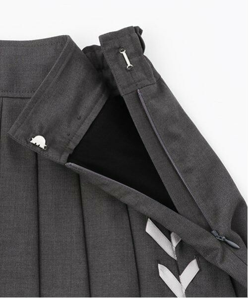 mezzo piano junior / メゾピアノジュニア ショート・ハーフ・半端丈パンツ | 【ニコ☆プチ掲載】レースアップリボン2段プリーツスカパン | 詳細15