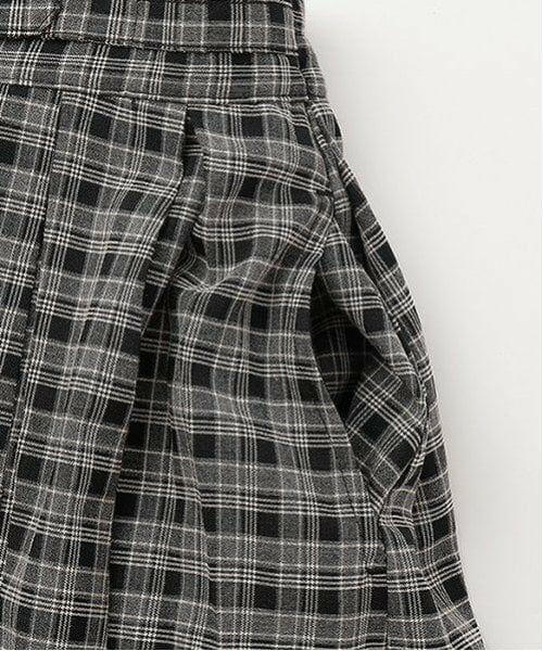 mezzo piano junior / メゾピアノジュニア ショート・ハーフ・半端丈パンツ | チェック柄ボックスプリーツスカパン&チュールスカートセット | 詳細19