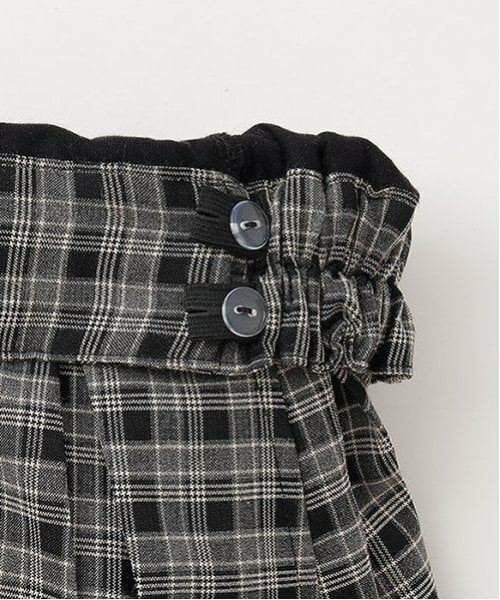 mezzo piano junior / メゾピアノジュニア ショート・ハーフ・半端丈パンツ | チェック柄ボックスプリーツスカパン&チュールスカートセット | 詳細20