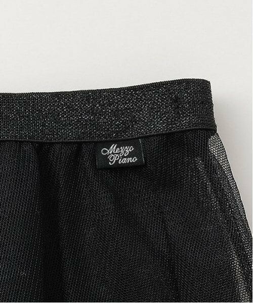 mezzo piano junior / メゾピアノジュニア ショート・ハーフ・半端丈パンツ | チェック柄ボックスプリーツスカパン&チュールスカートセット | 詳細25