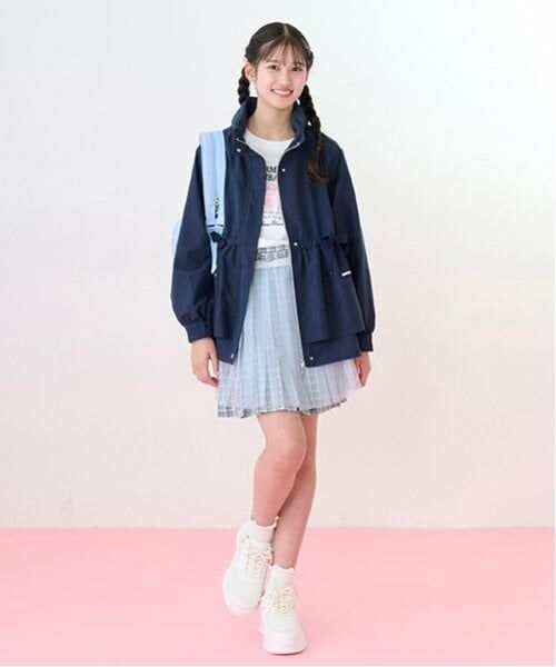 mezzo piano junior / メゾピアノジュニア ショート・ハーフ・半端丈パンツ | チェック柄ボックスプリーツスカパン&チュールスカートセット | 詳細7