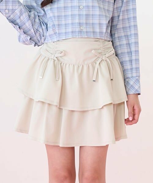 mezzo piano junior / メゾピアノジュニア ショート・ハーフ・半端丈パンツ | ドロストティアードスカパン | 詳細12