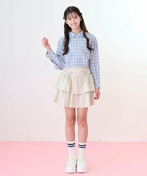 mezzo piano junior / メゾピアノジュニア ショート・ハーフ・半端丈パンツ | ドロストティアードスカパン | 詳細13