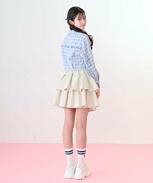 mezzo piano junior / メゾピアノジュニア ショート・ハーフ・半端丈パンツ | ドロストティアードスカパン | 詳細15