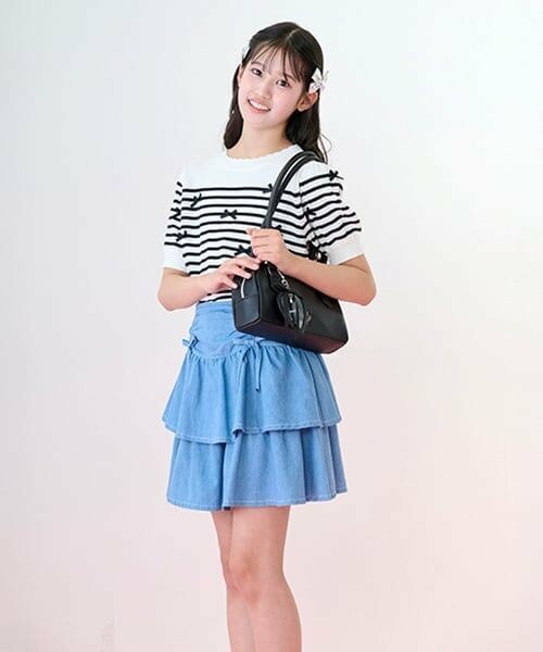 mezzo piano junior / メゾピアノジュニア ショート・ハーフ・半端丈パンツ | ドロストティアードスカパン | 詳細22