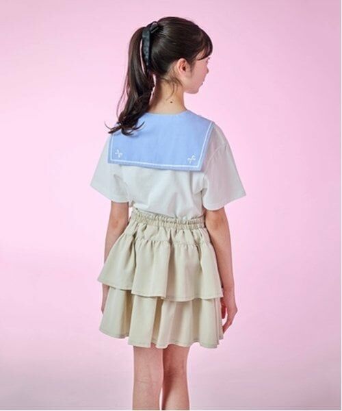 mezzo piano junior / メゾピアノジュニア ショート・ハーフ・半端丈パンツ | ドロストティアードスカパン | 詳細29