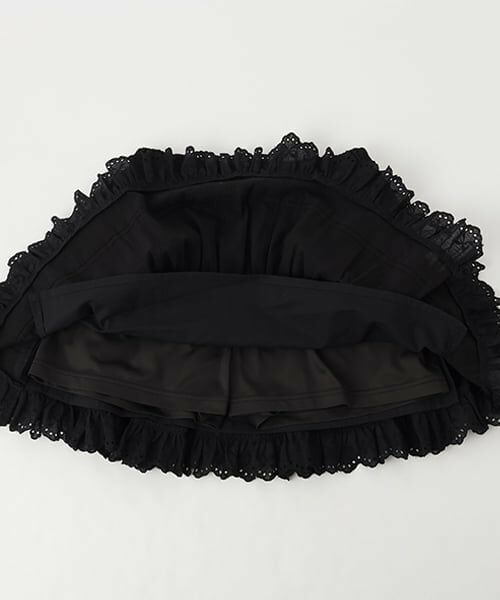 mezzo piano junior / メゾピアノジュニア ショート・ハーフ・半端丈パンツ | リボンレースティアードスカパン | 詳細8