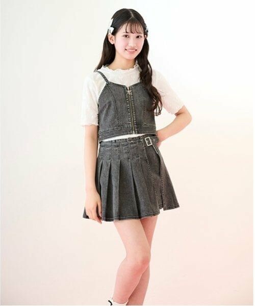 mezzo piano junior / メゾピアノジュニア ショート・ハーフ・半端丈パンツ | 【Cuugal掲載】ラッププリーツショートパンツ（2WAY) | 詳細16