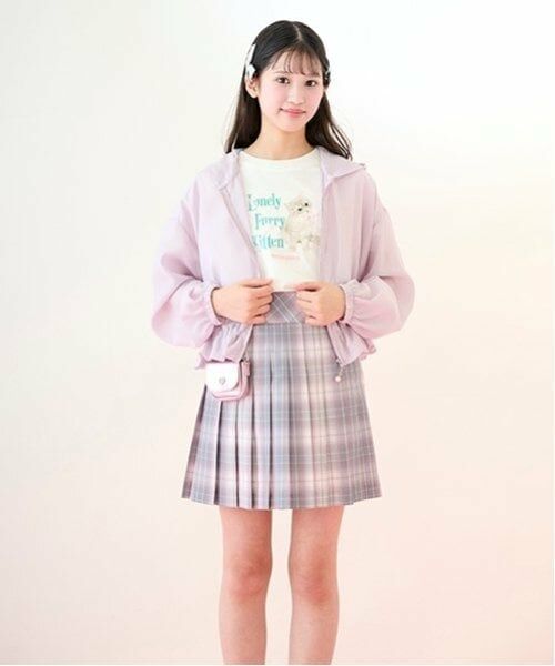 mezzo piano junior / メゾピアノジュニア ショート・ハーフ・半端丈パンツ | 【ニコ☆プチ掲載】ミニバッグつきプリーツスカパン | 詳細16