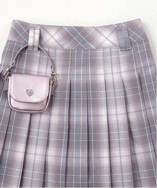 mezzo piano junior / メゾピアノジュニア ショート・ハーフ・半端丈パンツ | 【ニコ☆プチ掲載】ミニバッグつきプリーツスカパン | 詳細2