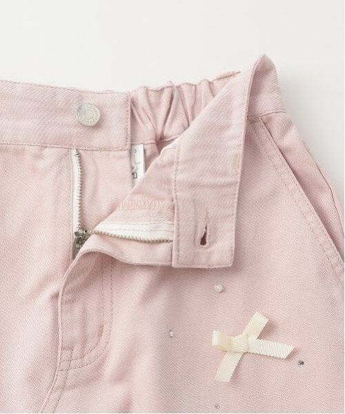 mezzo piano junior / メゾピアノジュニア ミニ・ひざ丈スカート | リボン×パール×ラインストーン ミディスカート | 詳細8