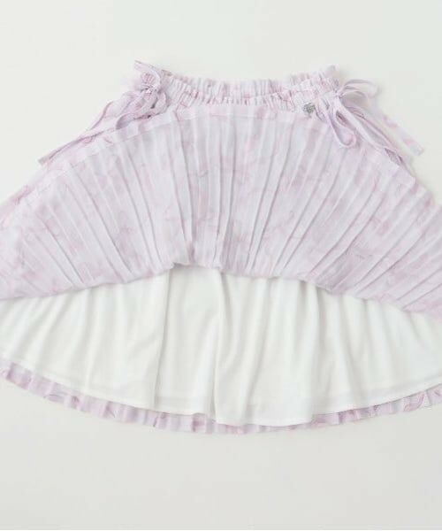 mezzo piano junior / メゾピアノジュニア ミニ・ひざ丈スカート | 【ニコ☆プチ・Cuugal掲載】ランダムプリーツスカート | 詳細20