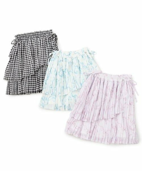 mezzo piano junior / メゾピアノジュニア ミニ・ひざ丈スカート | 【ニコ☆プチ・Cuugal掲載】ランダムプリーツスカート | 詳細22