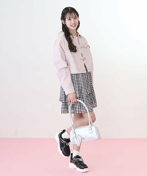 mezzo piano junior / メゾピアノジュニア ミニ・ひざ丈スカート | 【ニコ☆プチ・Cuugal掲載】ランダムプリーツスカート | 詳細7