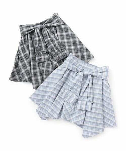 mezzo piano junior / メゾピアノジュニア ショート・ハーフ・半端丈パンツ | 結びシャツ風スカパン | 詳細17