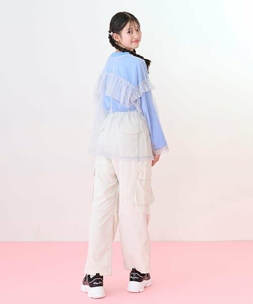 mezzo piano junior / メゾピアノジュニア その他パンツ | 【機能素材】ハートボタンポケット2WAYカーゴパンツ | 詳細17