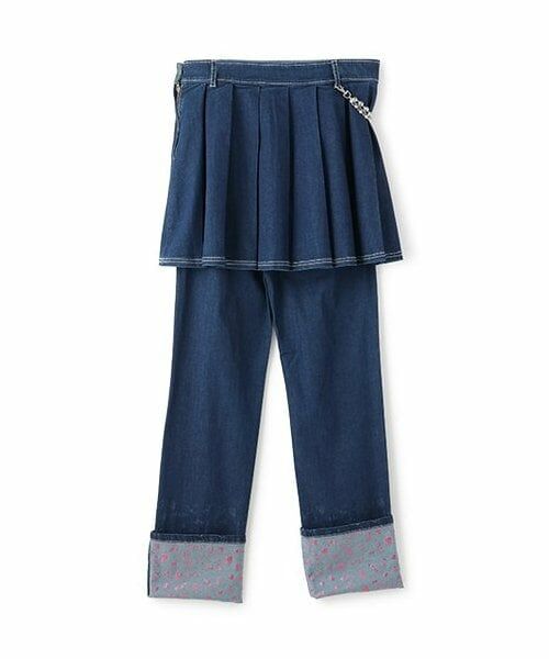 mezzo piano junior / メゾピアノジュニア ミニ・ひざ丈スカート | 復刻♪ ウォレットチェーン付きスカート＆パンツセット | 詳細1