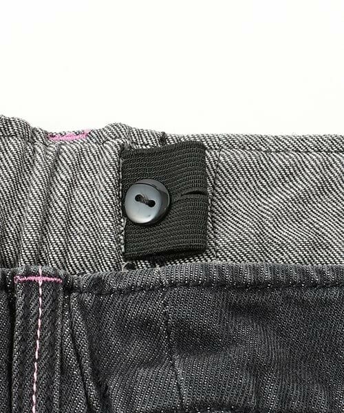 mezzo piano junior / メゾピアノジュニア ミニ・ひざ丈スカート | 復刻♪ デニム×レース Sweetスカート | 詳細4