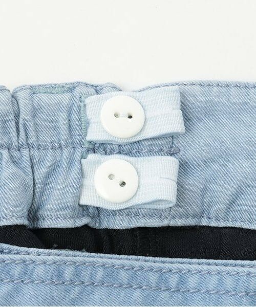 mezzo piano junior / メゾピアノジュニア ショート・ハーフ・半端丈パンツ | 復刻♪ ベリエちゃん刺しゅうデニムスカパン | 詳細3
