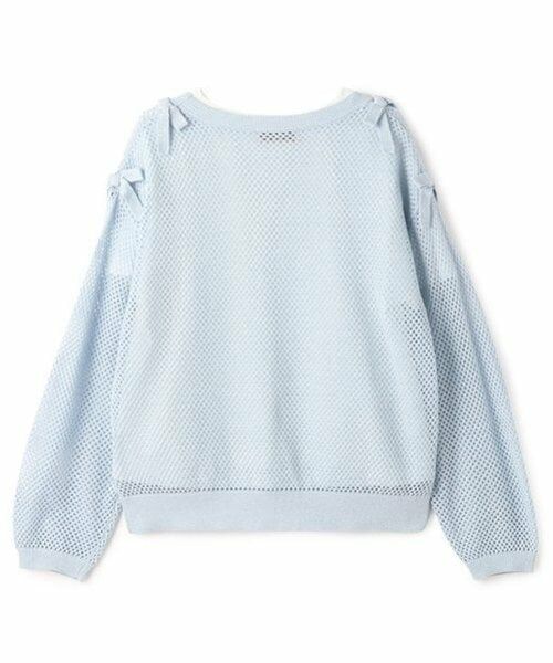 mezzo piano junior / メゾピアノジュニア ニット・セーター | ラメメッシュニット＆半袖Tシャツセット | 詳細13