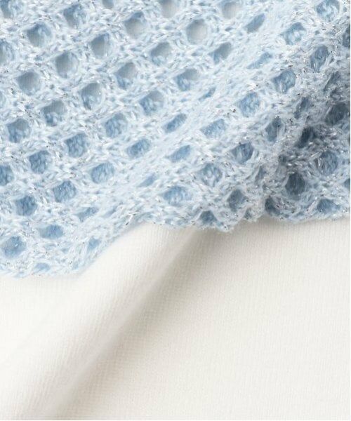 mezzo piano junior / メゾピアノジュニア ニット・セーター | ラメメッシュニット＆半袖Tシャツセット | 詳細20