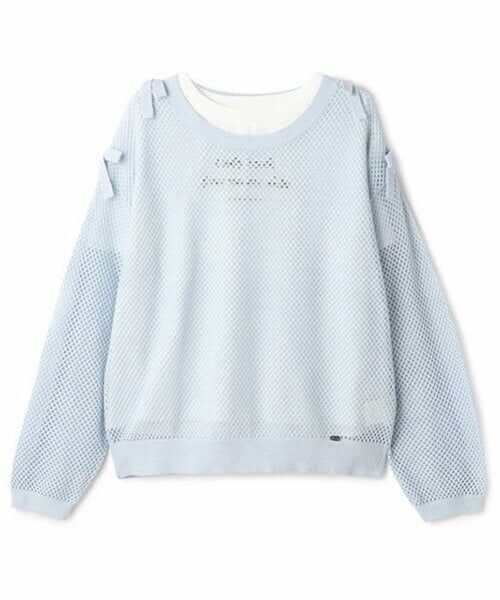 mezzo piano junior / メゾピアノジュニア ニット・セーター | ラメメッシュニット＆半袖Tシャツセット | 詳細23